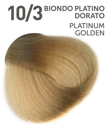 Vopsea fara amoniac ITALIA - OYSTER Perlacolor NA 10/3 PLATINUM GOLDEN 100 ml