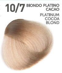 Vopsea fara amoniac ITALIA -  OYSTER Perlacolor NA 10/7 PLATINUM COCOA BLOND 100 ml