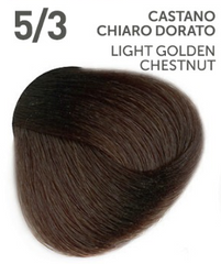 Vopsea fara amoniac ITALIA -  OYSTER Perlacolor NA 5/3 LIGHT GOLDEN CHESTNUT 100 ml