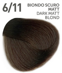 Vopsea fara amoniac ITALIA -  OYSTER Perlacolor NA 6/11 DARK MATT BLOND 100 ml