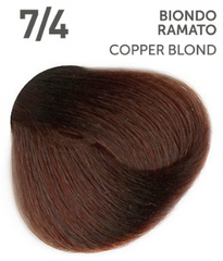Vopsea fara amoniac ITALIA -  OYSTER Perlacolor NA 7/4 COPPER BLOND 100 ml