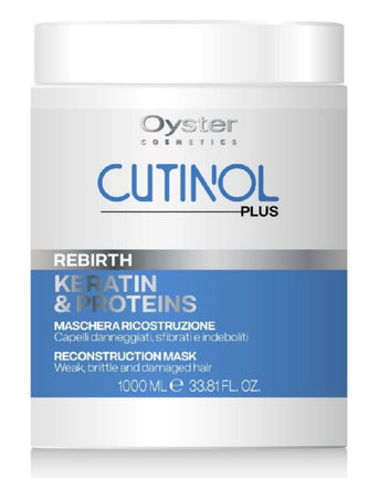 Masca de reconstructie pentru par fragil - OYSTER Cutinol Plus Rebirth Mask 1000 ML