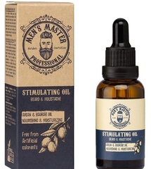 Ulei pentru cresterea barbii - MEN'S MASTER Professional Stimulating Beard Oil 30 ml