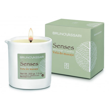 Ulei-lumanare de masaj corporal bazat pe aromoterapie- Bruno Vassari Massage Candle Jasmine 200 ml
