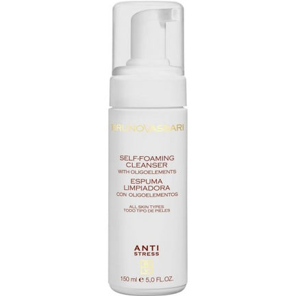 Spuma instant de curatare - Bruno Vassari Anti Stress Self Foaming Cleanser 150 ml