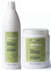 Pachet profesional pentru restructurare par ondulat/cret- OYSTER Sublime Olive Pack 2x1000 ml