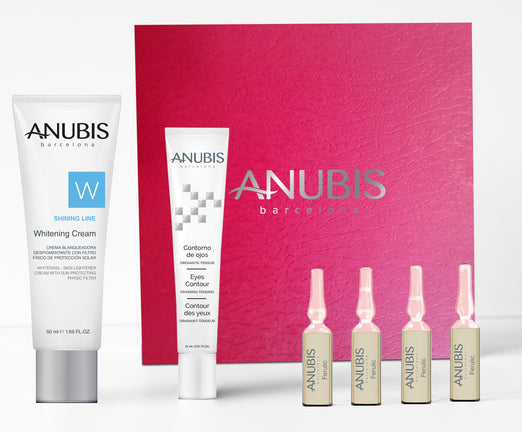 Pachet pentru tenul pigmentat - ANUBIS Shining Line Whitening Red Pack