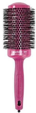 Perie termica roz ceramic+ion - Olivia Garden 6271 C+I Thermal 55 mm