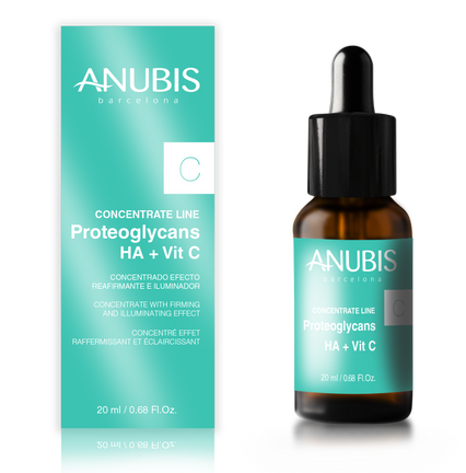 Concentrat de fermitate si luminozitate - ANUBIS Proteoglycans HA + Vit C Concentrate 20 ml