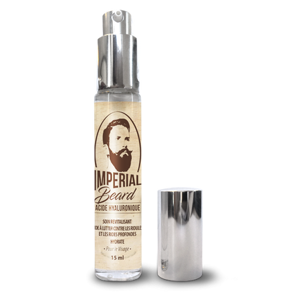 Serum antirid si hidratant pentru barbati- Imperial Beard Serum Acide Hyaluronique 15 ml