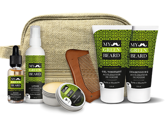 Kit accelerare crestere barba si mustata MY GREEN BEARD - Beard Growth Acceleration Kit