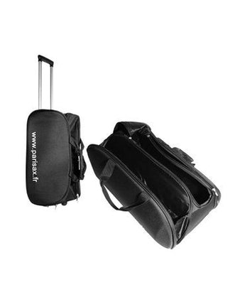 Parisax GEANTA PE ROLE NEAGRA SEMI RIGIDA