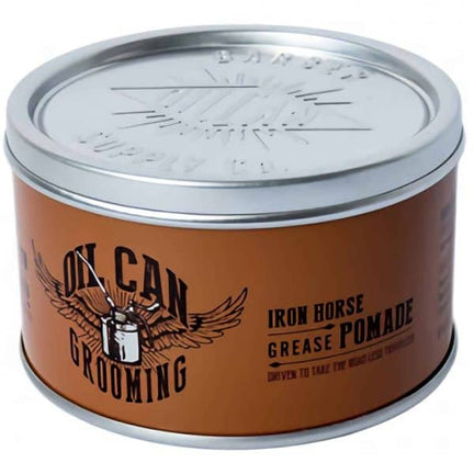 Pomada pe baza de apa cu fixare medie si luciu- Oil Can Iron Horse Grease Pomade 100 ml