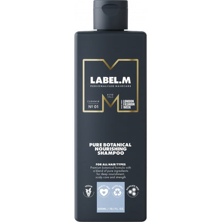 Sampon Hranitor pentru par - LABEL M Pure Botanical Nourishing Shampoo 300 ML