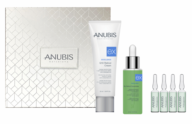 Pachet pentru lifting - ANUBIS Excellence Q10 Glowing Pack