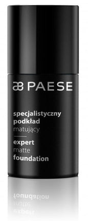 Fond de ten matifiant pentru ten gras si mixt– Paese Foundations Matte 30 ml (7 nuante)