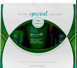 Set 3 produse pentru revigorare - PAUL MITCHELL Take Home Kit Tea Tree Special