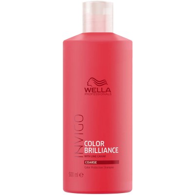 Sampon pentru par vopsit cu structura puternica - WELLA Invigo Color Brilliance Coarse Shampoo 500 ml