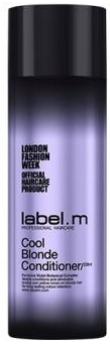 Balsam ce neutralizeaza nuantele calde de galben din par - Label M Cool Blonde Conditioner 200 ml