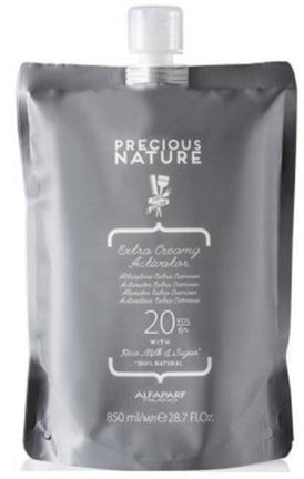 Oxidant cu ingrediente naturale 6% - Alfaparf Precious Nature Extra Creamy Activator 20 vol 850 ml