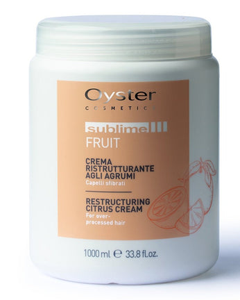 Masca cu citrice pentru par deteriorat- OYSTER Sublime Restructuring Citrus Cream 1000 ml