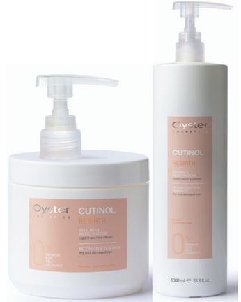 Pachet tratament pentru reparare intensiva, fara parabeni - Oyster Cutinol Rebirth SALON SIZE Pack