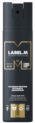 Fixativ cu fixare medie - LABEL.M Fashion Edition Ultimate Hairspray 250 ml