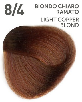Vopsea fara amoniac ITALIA -  OYSTER Perlacolor NA 8/4 LIGHT COPPER BLOND 100 ml