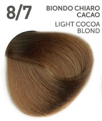 Vopsea fara amoniac ITALIA -  OYSTER Perlacolor NA 8/7 LIGHT COCOA BLOND 100 ml