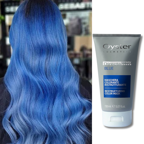 Masca coloranta albastra- Oyster Directa Crazy Blue 150 ml – Pastel3