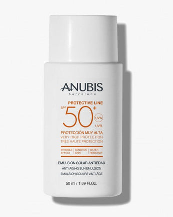 Emulsie solara anti-imbatranire SPF 50+ - ANUBIS SPF 50+ Anti-Aging Sun Emulsion 50 ml