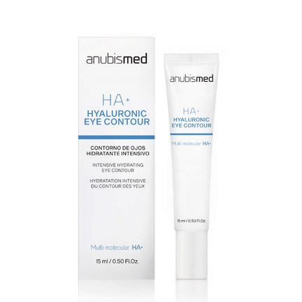 Serum pentru conturul ochilor cu acid hialuronic- ANUBISMED HA+ Hyaluronico Eye Contour 15 ml