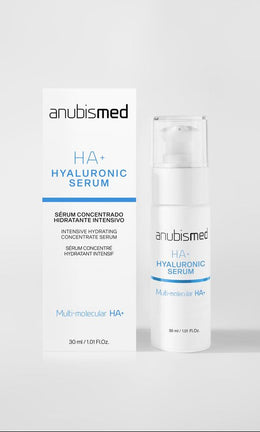 Serum concentrat cu acid hialuronic si vitamina E- ANUBISMED HA+ Hyaluronic Serum 30 ml