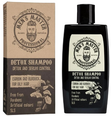 Sampon detox  - MEN'S MASTER Professional Detox Shampoo Carbon and Burdock 260 ml