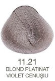 Vopsea permanenta - Alfaparf EOC Cube Vopsea permanenta 3D Tech 60ml - Blond platinat violet cenusiu 11.21
