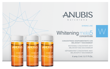 Concentrat pentru tenul pigmentat cu efect de albire - Anubis Shining Line Whitening Mela5 Concentrate 6x5ml
