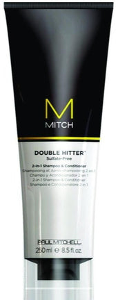 Sampon si balsam 2 in 1 pentru barbati - PAUL MITCHELL Mitch Double Hitter Shampoo & Conditioner 250 ml