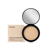 Pudra Compacta Semi-Transparenta Mata - PAESE Matte Powder Semitransparent 9 gr - 3A GOLDEN BEIGE