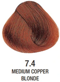 Vopsea permanenta fara amoniac - Alfaparf Milano Precious Nature Ammonia-Free Permanent Hair Color 60 ml - MEDIUM COPPER BLONDE 7.4