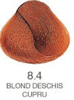 Vopsea permanenta - Alfaparf EOC Cube Vopsea permanenta 3D Tech 60ml - Blond deschis cupru auriu 8/43
