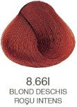 Vopsea permanenta - Alfaparf EOC Cube Vopsea permanenta 3D Tech 60ml - Blond deschis rosu intens 8/66I