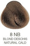 Vopsea permanenta - Alfaparf EOC Cube Vopsea permanenta 3D Tech 60ml - Blond deschis natural cald 8 NB