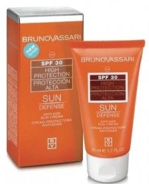 Crema protectoare anti-imbatranire- Bruno Vassari Sun Defense Anti Age Sun Cream SPF30 50 ml