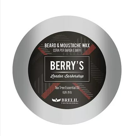 Ceara pentru barba si mustata- BRELIL PROFESSIONAL Berry's Beard & Moustache Wax 25 ml