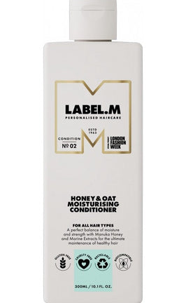 Balsam pentru par uscat - LABEL M Honey & Oat Moisturising Conditioner 300 ml