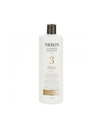 NIOXIN CLEANSER SHAMPOO NR. 3 -  Sampon pentru par tratat chimic, anticadere si subtiere 300 ml