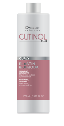 Sampon pentru par cret cu Elastina si Ulei de Jojoba - OYSTER Cutinol Plus Curly Shampoo 1000 ml