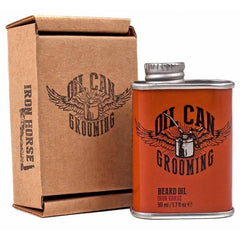 Ulei de barba cu aroma de piele si zmeura salbatica- Oil Can Iron Horse 50 ml