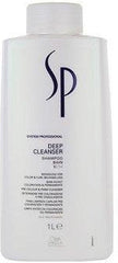 Sampon pentru par tratat chimic - Wella SP Deep Cleanser Shampoo 1000 ml
