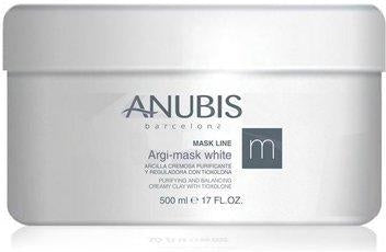 Masca cremoasa din argila alba si tioxolon pentru tenul gras/acneic- Anubis Argi Mask White 500 gr